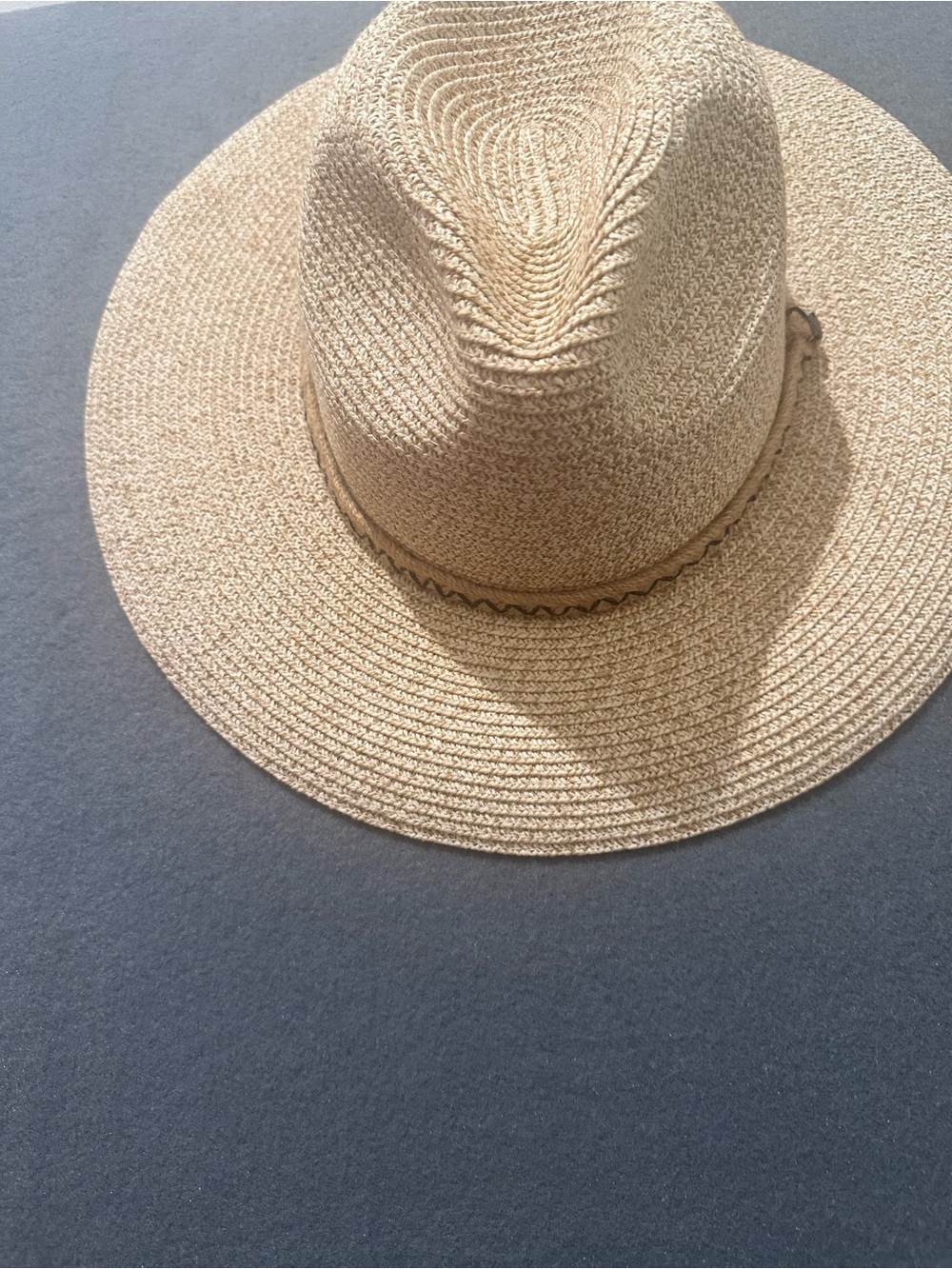 Volcom Women’s Natural Straw Wide Brim Sun Hat XS/S Beach Boho Vacation Hat